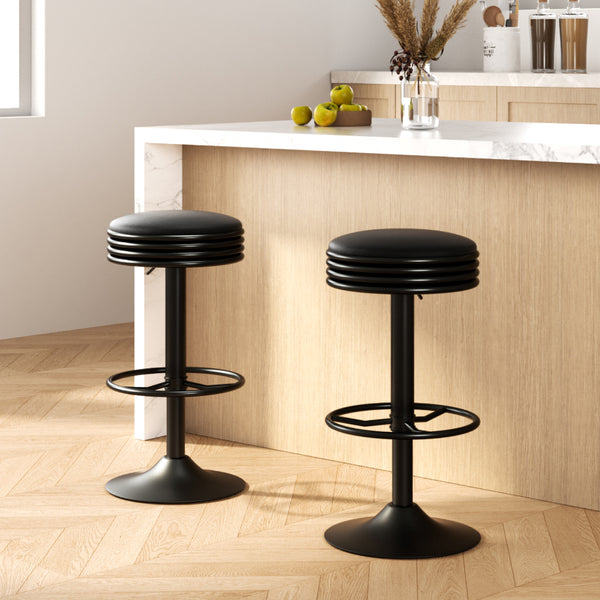 Artiss Bar Stools Kitchen Stool Black Barstool