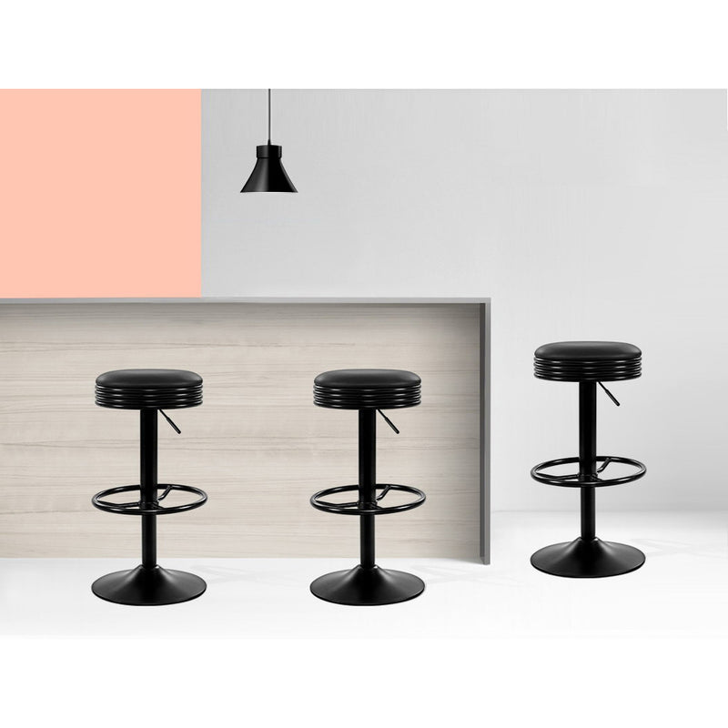 Artiss Bar Stools Kitchen Stool Black Barstool