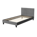 Artiss Neo Bed Frame Fabric - Grey King Single