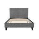 Artiss Neo Bed Frame Fabric - Grey King Single