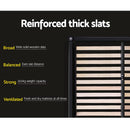 Artiss Pier Bed Frame Fabric - Grey King