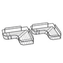 Cefito 2 Packs Bathroom Shelf Corner Storage Rack