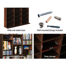 Artiss Adjustable Book Storage Shelf Rack Unit - Expresso