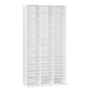 Artiss Adjustable Book Storage Shelf Rack Unit - White