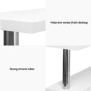 Artiss Rotary Corner Desk with Bookshelf - White