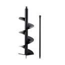 Giantz Post Hole Digger Auger Drill Bit 300mm with 80cm Extension Shaft Black