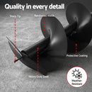 Giantz Post Hole Digger Auger Drill Bit 300mm with 80cm Extension Shaft Black