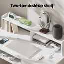 Artiss Office Computer Desk with Storage - White