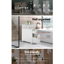 Artiss Bathroom Storage Toilet Cabinet Caddy Holder Drawer Basket With Wheels