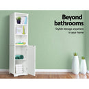 Artiss Bathroom Tallboy Furniture Toilet Storage Cabinet Laundry Cupboard Tall