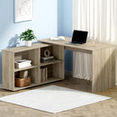 Artiss Office Computer Desk Corner Study Table Workstation Bookcase Storage