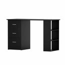 Artiss Office Computer Desk Student Study Table Workstation 3 Drawers 120cm Black