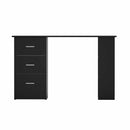 Artiss Office Computer Desk Student Study Table Workstation 3 Drawers 120cm Black