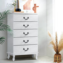 Artiss Chest of Drawers Tallboy Dresser Table Bedside Storage Cabinet Bedroom