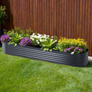 Greenfingers 320X80X42CM Galvanised Raised Garden Bed Steel Instant Planter