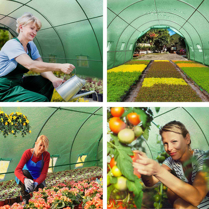 Greenfingers Greenhouse 6MX3M Garden Shed Green House Storage Tunnel Plant Grow