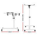 Artiss Laptop Table Desk Adjustable Stand - White