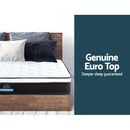 Giselle Bedding Bonita Euro Top Bonnell Spring Mattress 21cm Thick Double