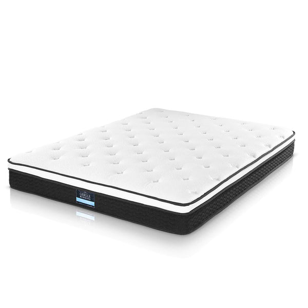Giselle Bedding Bonita Euro Top Bonnell Spring Mattress 21cm Thick King