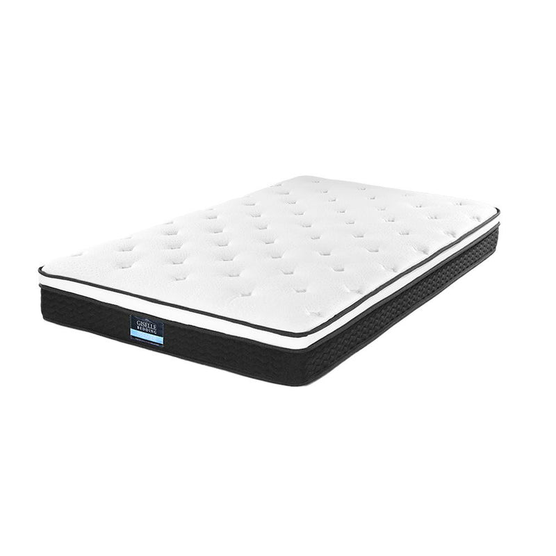 Giselle Bedding Bonita Euro Top Bonnell Spring Mattress 21cm Thick Single