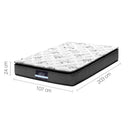 Giselle Bedding Rocco Bonnell Spring Mattress 24cm Thick King Single