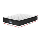 Giselle Bedding Eve Euro Top Pocket Spring Mattress 34cm Thick Double