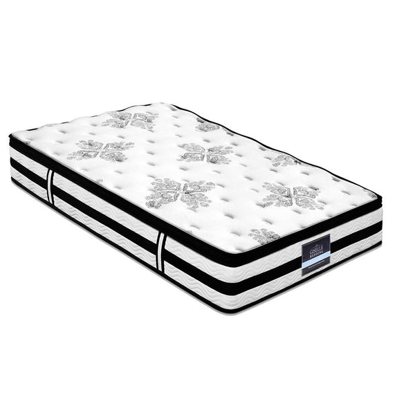 Giselle Bedding Algarve Euro Top Pocket Spring Mattress 34cm Thick King Single