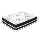Giselle Bedding Donegal Euro Top Cool Gel Pocket Spring Mattress 34cm Thick King