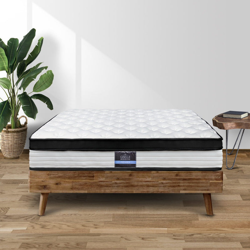 Giselle Bedding Devon Euro Top Pocket Spring Mattress 31cm Thick Single