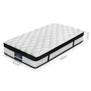 Giselle Bedding Devon Euro Top Pocket Spring Mattress 31cm Thick Single