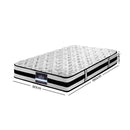 Giselle Bedding Rumba Tight Top Pocket Spring Mattress 24cm Thick Single
