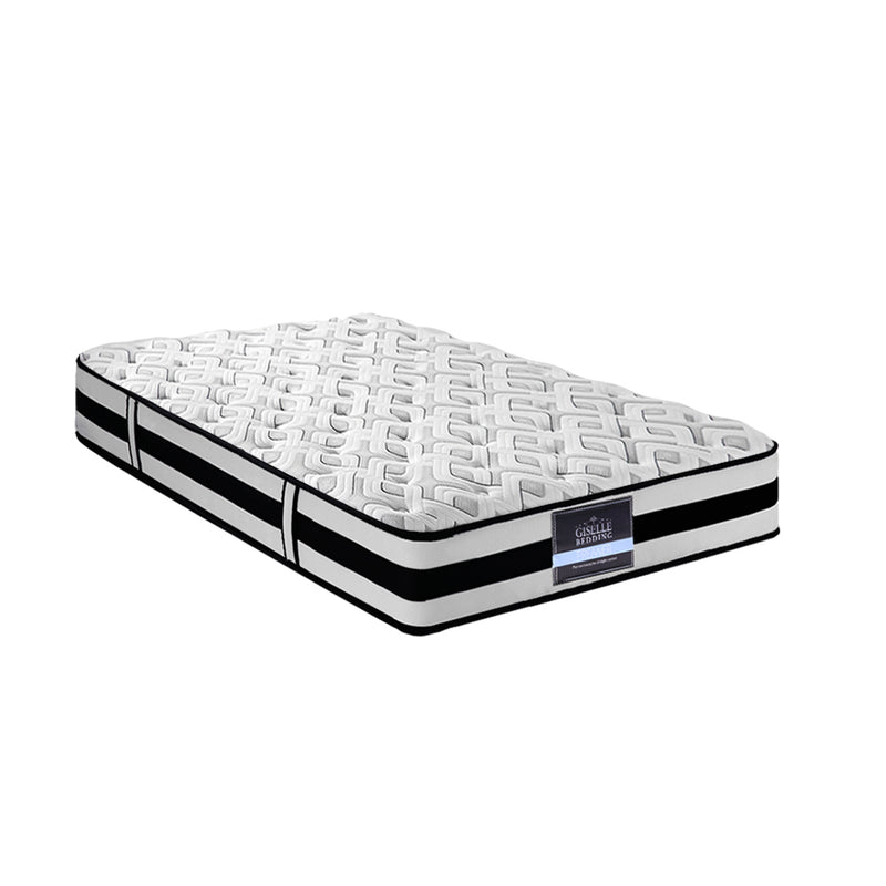 Giselle Bedding Rumba Tight Top Pocket Spring Mattress 24cm Thick Single