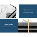 Giselle Bedding Galaxy Euro Top Cool Gel Pocket Spring Mattress 35cm Thick Queen