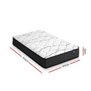 Giselle Bedding Glay Bonnell Spring Mattress 16cm Thick King Single