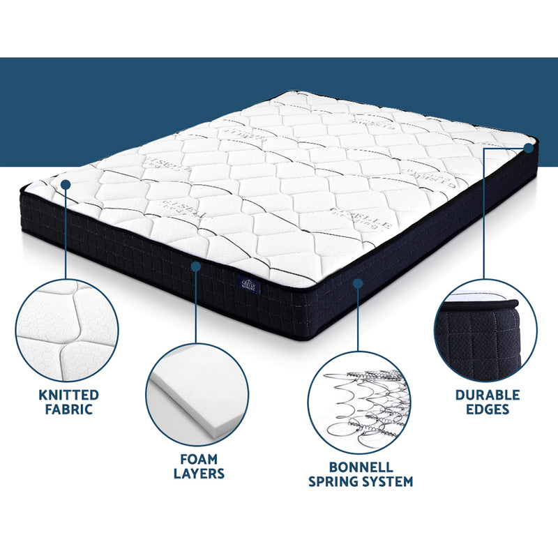 Giselle Bedding Glay Bonnell Spring Mattress 16cm Thick Queen