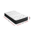 Giselle Bedding Glay Bonnell Spring Mattress 16cm Thick Single