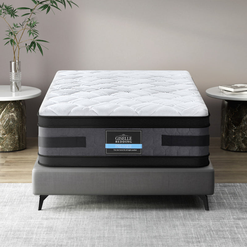 Giselle Bedding Luna Euro Top Cool Gel Pocket Spring Mattress 36cm Thick Single