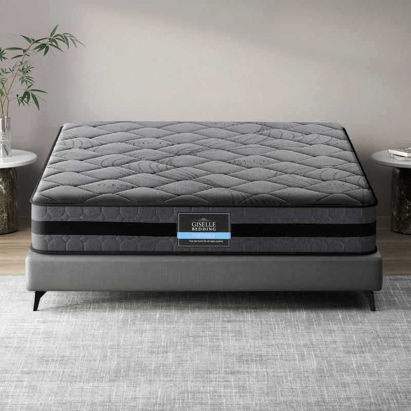 Giselle Bedding Wendell Pocket Spring Mattress 22cm Thick Double