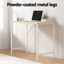 Artiss Minimalist Metal Desk - White
