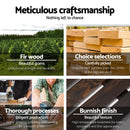 Gardeon Wooden Wagon Wheel Chair