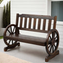 Gardeon Wooden Wagon Wheel Chair