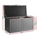 Gardeon Outdoor Storage Box Bench Seat 190L