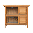 i.Pet 2 Storey Wooden Rabbit Hutch