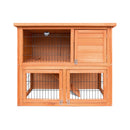 i.Pet Rabbit Hutch Hutches Large Metal Run Wooden Cage Chicken Coop Guinea Pig