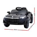 Rigo Kids Ride On Car Electric Toys 12V Battery Remote Control Black MP3 LED