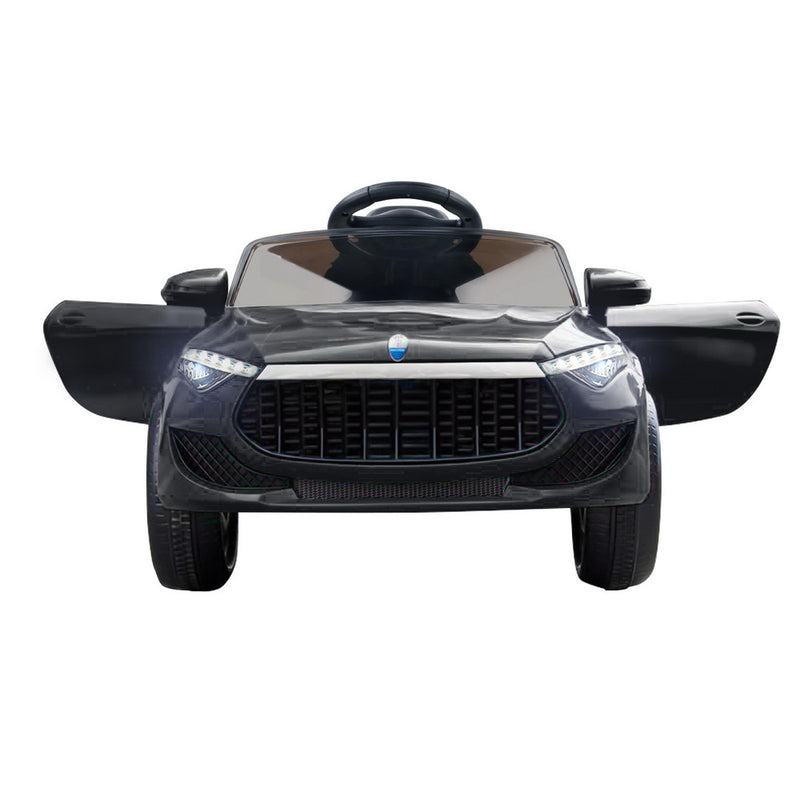 Rigo Kids Ride On Car Electric Toys 12V Battery Remote Control Black MP3 LED