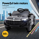 Rigo Kids Ride On Car Electric Toys 12V Battery Remote Control Black MP3 LED