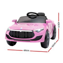Rigo Kids Ride On Car Battery Electric Toy Remote Control Pink Cars Dual Motor