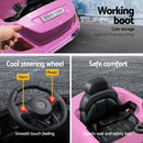 Rigo Kids Ride On Car Battery Electric Toy Remote Control Pink Cars Dual Motor