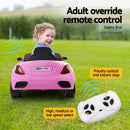 Rigo Kids Ride On Car Battery Electric Toy Remote Control Pink Cars Dual Motor